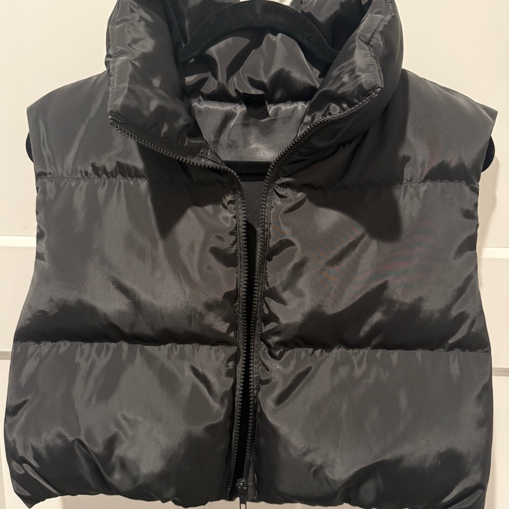 Black Puffer Vest